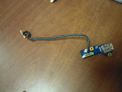 Лот: 7121781. Фото: 1. Кнопка включения ноутбука + USB... Шлейфы, кабели, переходники