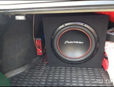 Лот: 9367125. Фото: 1. Сабвуфер pioneer + усилитель... Сабвуферы