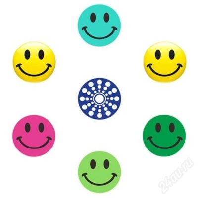 Лот: 2812818. Фото: 1. MiButton Apple Happy стикеры на... Другое (смартфоны, связь, навигация)