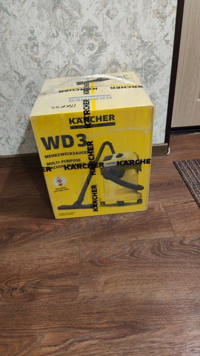 Лот: 21255421. Фото: 1. Строительный пылесос Karcher WD... Пылесосы, паровые швабры