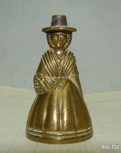Лот: 16540130. Фото: 1. Колокольчик фигурка (N218). Другое (антиквариат)
