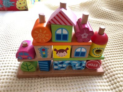 Лот: 13066766. Фото: 1. Кубики « Viga Toys город». Развивающие