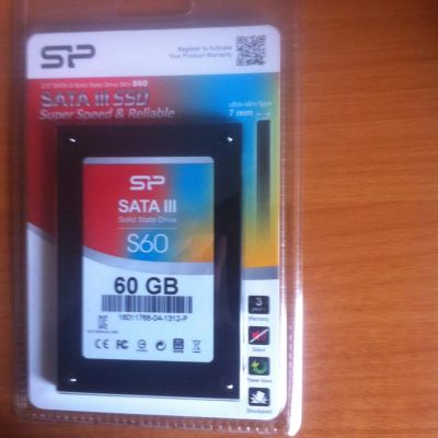 Лот: 7928434. Фото: 1. SSD 60 GB - новый в упаковке. SSD-накопители