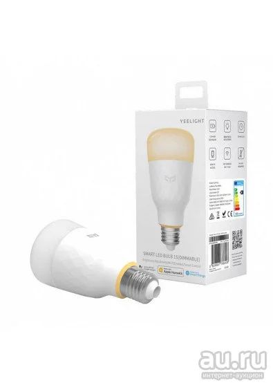 Лот: 16382058. Фото: 1. Xiaomi Yeelight Smart Led Bulb... Лампочки