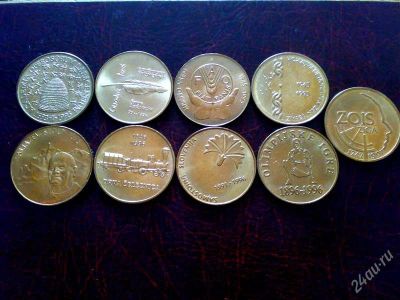 Лот: 1998315. Фото: 1. Словения 5 толаров памятные монеты... Европа