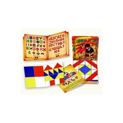 Лот: 4095617. Фото: 1. Кубики "Сложи узор". Детские настольные игры