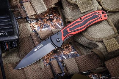 Лот: 8750340. Фото: 1. Нож складной Prime D2 Black от... Ножи, топоры