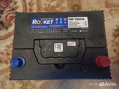 Лот: 25313737. Фото: 1. Аккумулятор Rocket SMF+50 70 Аh. Аккумуляторы