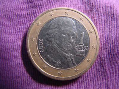 Лот: 5738970. Фото: 1. 1 евро 2009, Австрия, Вольфганг... Европа