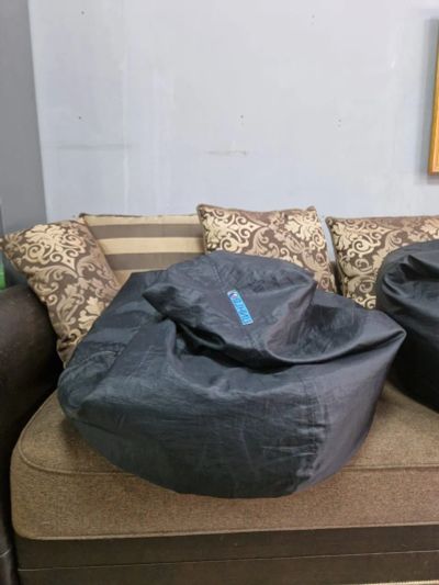 Лот: 25778140. Фото: 1. Кресло мешок Пингво XXXL черный. Кресла, пуфы