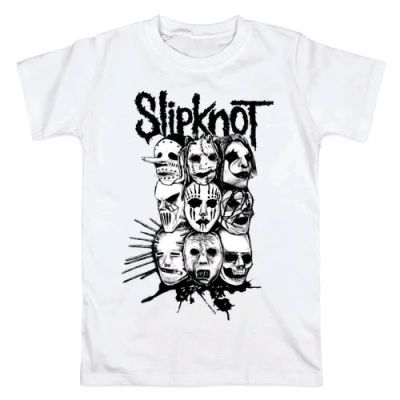 Лот: 11908790. Фото: 1. Мужская футболка Slipknot (48... Футболки, поло