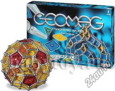 Лот: 4267874. Фото: 1. Конструктор магнитный geomag 660. Конструкторы