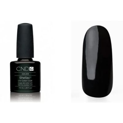 Лот: 3977259. Фото: 1. CND Shellac 40518 Black Pool черный... Другое (маникюр и педикюр)