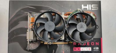 Лот: 17102367. Фото: 1. Видеокарта Radeon RX 470 (HIS... Видеокарты