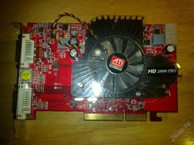 Лот: 1636765. Фото: 1. Radeon HD 2600 pro AGP 512mb. Видеокарты