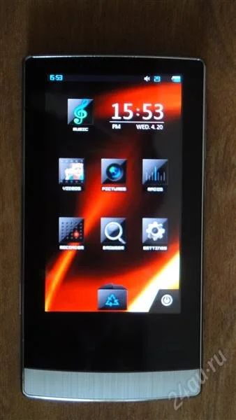 Лот: 1747090. Фото: 1. Cowon J3 White 16gb - плеер с... Плееры
