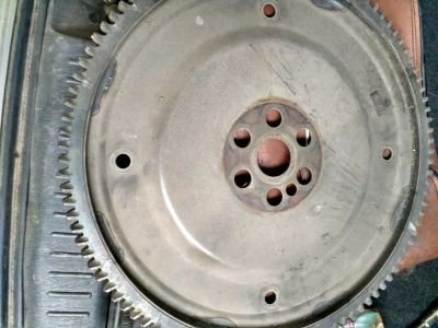 Лот: 3626155. Фото: 1. маховик с nissan td27t под АКПП. Трансмиссия