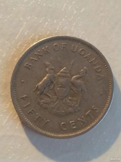 Лот: 15157581. Фото: 1. Уганда 50 центов, 1976. Африка