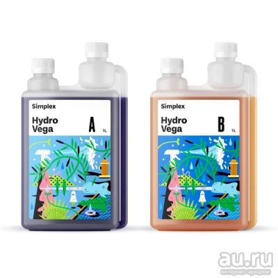 Лот: 17139117. Фото: 1. Simplex Hydro Vega A+B 1 L. Грунты, удобрения