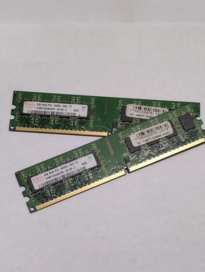 Лот: 24999978. Фото: 1. ОЗУ 4GB/800Мгц/DDR2/Hynix/2шт... Оперативная память