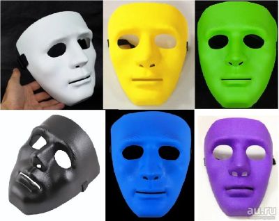 Лот: 6511817. Фото: 1. Маска Jabbawockeez маска мим лицо... Карнавальные маски, шляпы, аксессуары