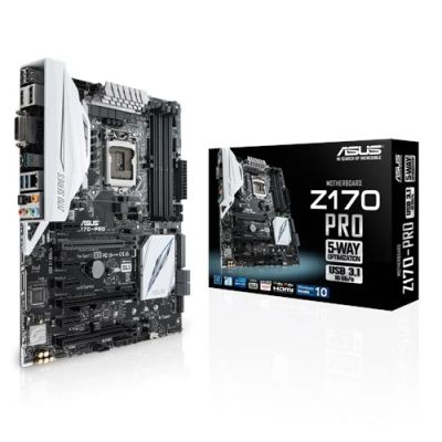 Лот: 12150213. Фото: 1. Материнская плата ASUS Z170-PRO. Материнские платы