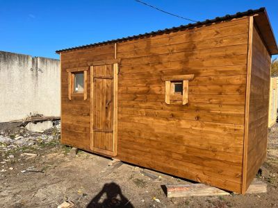 Лот: 22813515. Фото: 1. Баня каркасная 5*2,35, стоимость... Срубы, бани, дома
