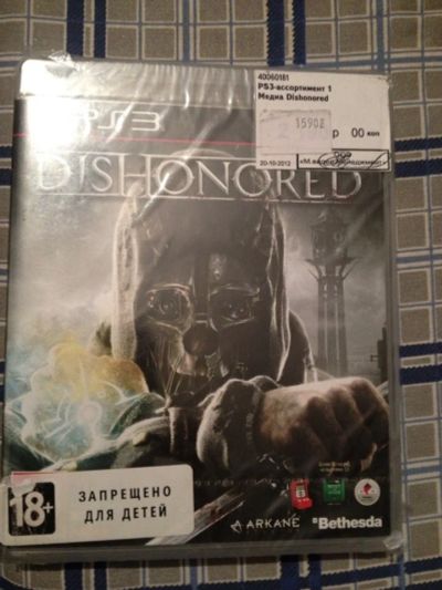 Лот: 5154201. Фото: 1. Dishonored диск новый в упаковке. Игры для консолей