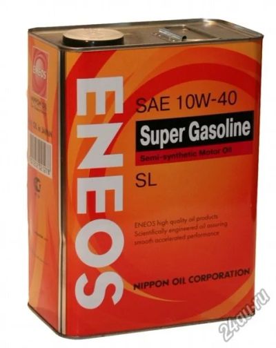 Лот: 6510445. Фото: 1. Eneos Super Gasoline SL 10W-40... Масла, жидкости