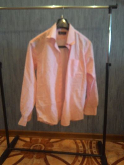 Лот: 9053477. Фото: 1. рубашка мужская розовая. Рубашки