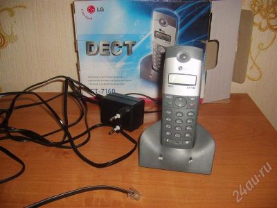Лот: 243692. Фото: 1. DECT LG стационарный телефон с... DECT и радиотелефоны