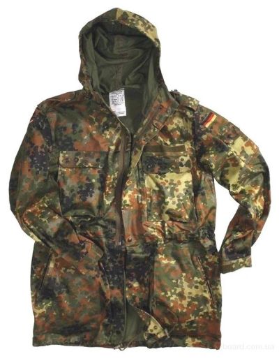 Лот: 3166330. Фото: 1. German Army Parka Flecktarn Оригинал... Верхняя одежда