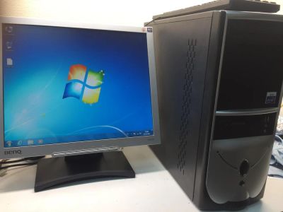 Лот: 9165528. Фото: 1. Игровой компьютер q6600 4x2.4GHz... Компьютеры в сборе