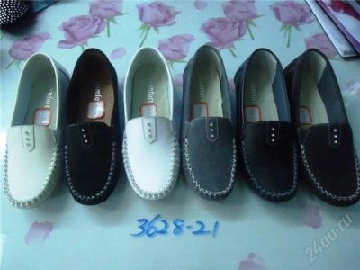Лот: 879622. Фото: 1. Новые мокасины - размер 37. Мокасины