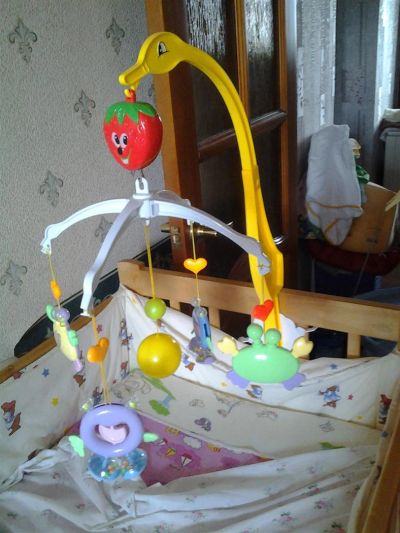 Лот: 3063839. Фото: 1. мобиль детский музыкальный. Музыкальные