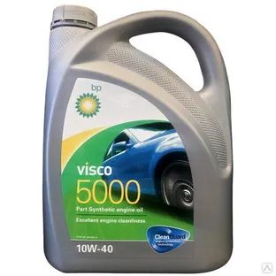 Лот: 20068082. Фото: 1. BP Visco 5000 10w40 4 л (масло... Масла, жидкости