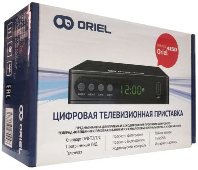 Лот: 8157206. Фото: 1. Ресивер цифровой DVB-T2\С Oriel... Цифровое, спутниковое ТВ