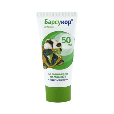 Лот: 23712585. Фото: 1. Барсукор бальзам-крем массажный... Лекарства