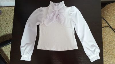 Лот: 13623817. Фото: 1. Блузка для девочки р.134. Рубашки, блузки, водолазки