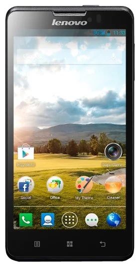 Лот: 6195534. Фото: 1. lenovo p780 четыре ядра, батарея... Смартфоны