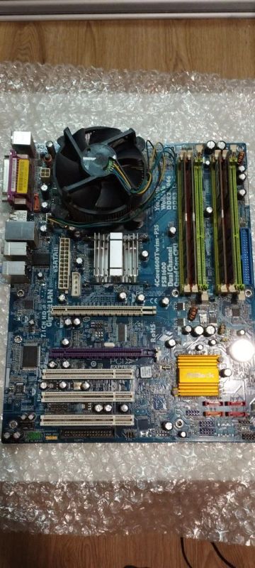 Лот: 24868177. Фото: 1. 4Core1600Twins-P35 + Intel Core... Комплекты запчастей