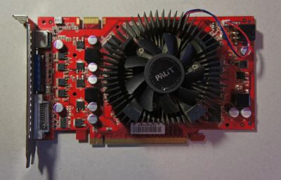 Лот: 5019200. Фото: 1. Palit GeForce 9800 GT 512 Mb неисправна. Видеокарты
