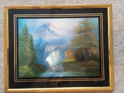 Лот: 21453722. Фото: 1. Картина 1 из 90-х. Картины, гравюры