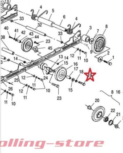 Лот: 11975757. Фото: 1. Болт ролика Polaris WIDETRAK LX... Запчасти