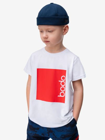 Лот: 25354822. Фото: 1. Футболка bodo, Белый. Другое (спортивная одежда)