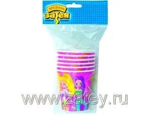 Лот: 7386058. Фото: 1. Стакан бум Три модницы 190 мл... Одноразовая посуда