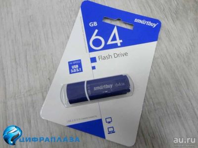 Лот: 17137398. Фото: 1. 64GB накопитель USB3.0 Smartbuy... USB-флеш карты