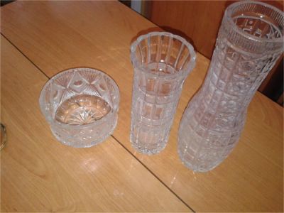 Лот: 11486003. Фото: 1. Вазы хрустальные ,СССР. Вазы