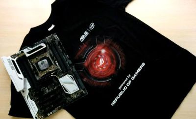 Лот: 5365342. Фото: 1. Футболка мужская Asus ROG Размер... Футболки, поло