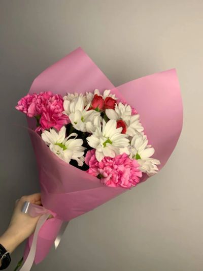 Лот: 25588609. Фото: 1. 1. Букет-комплимент быстрые торги... Свежие цветы